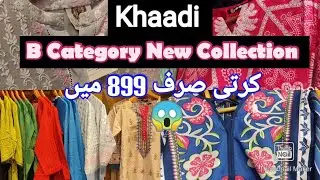 Khaadi New Collection B Category Articles//Kurti Just In 899😱//&Hand Embroided Shirts 😍.