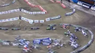 Trey Canard and Ryan Morais L.A Supercross Crash 2012