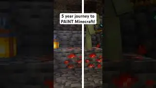 Покраска DEEPSLATE REDSTONE ORE в Minecraft!