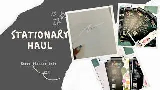 Unboxing my Happy Planner warehouse sale ￼| flip through planner, sticker books and more ￼