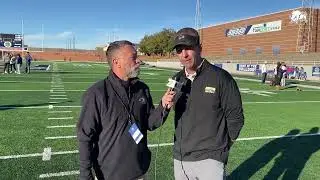 2022 Harding Football Postgame Interview after Southwestern Oklahoma Game