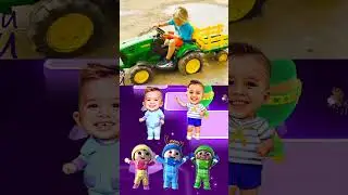 Bebefinn Pinkfong💥 Bebefin Scary Boss Dance 🥳 Tiles Hop💥
