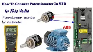 vfd Potentiometer wiring | vfd Potentiometer | abb vfd parameter setting | abb vfd control wiring