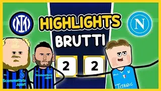 FINISCE IN PAREGGIO! INTER-NAPOLI 2-2 | HIGHLIGHTS BRUTTI