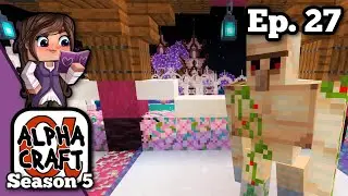 The Prettiest Iron Farm on the Server -  Minecraft Let's Play - AlphaCraft S5 (Ep.27)