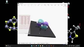 CrysX-3D Viewer DEMO: Benzene Molecular Orbital on a Plane