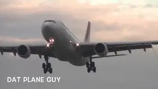 Qantas A330-202 [VH-EBQ] Landing at Sydney Airport