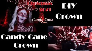 DIY Crown Making Tutorial | Candy Cane Skeleton Fabrication