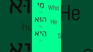 Hebrew vs. English Words