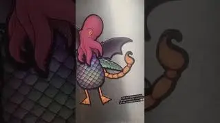 Construct a Cryptid - Day 03 - Deep Sea Lurker