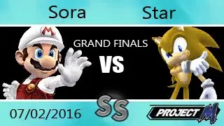 SGT 07/02/16 - Sora (Mario) [W] Vs. Star (Sonic) [L] Project M Grand Finals