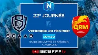 J22 I SC Aubagne AB vs QRM en direct (19H15) I National FFF 2025-2026