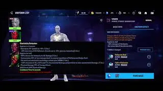 Marvel future Fight Wandavision Vision Uniform