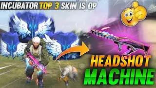 Groza Flames Enchant Skin Gameplay | Incubator Top 3 Skin Gameplay in Free Fire | FF New Incubator