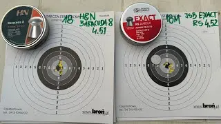 Diana Stormrider. Test celności H&N Baracuda 8 vs JSB Exact RS.