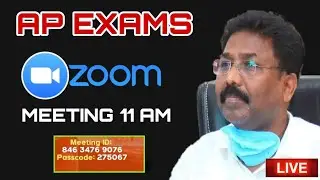 AP exams today metting with students |10th, Inter cancel
