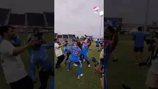 Team India after winning Final T20wc24 #wcfinal #t20wc24