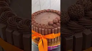 Bolo KitKat muito brigadeirudo 🍫🍰 #fyp #fypシ #shorts #youtubeshorts #youtube #bolo #kitkat #receitas