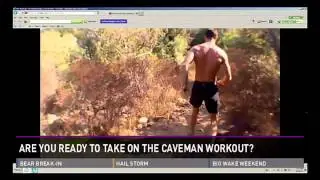 Jeff Maher demonstrates 'Caveman Workout'
