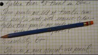Golden Bear USA Blue Pencil Review