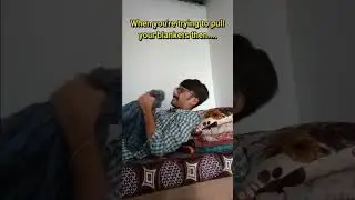 When you&rsquo;re trying to pull your blanket then this&hellip; 😂 #shorts #viral #shortvideo