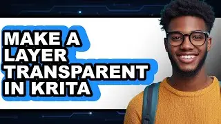 How to Make a Layer Transparent in Krita (only Way)