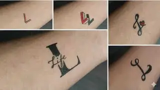 Beautiful L Letter Tattoo Designs | Small & Stylish L Name Tattoo | Minimal Tattoo Ideas