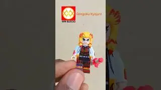 LEGO Demon Slayer|Rengoku Kyojuro|The flame Hashira 🔥|#demonslayer #rengoku #anime #shorts