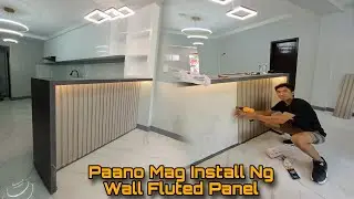 Paano mag install ng Wall fluted panel or WPC step by step para sa mga baguhan at DIYER