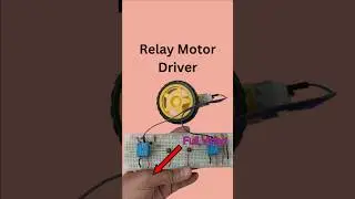 relay motor driver circuit | how to control motor from relay #motor #motordriver