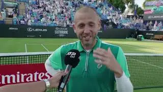 Dan Evans interview after 2nd round win against Tommy Paul at 2025 Eastbourne Open