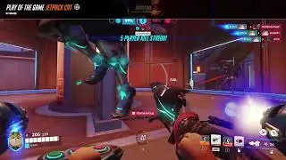 Overwatch POTG Jetpack Cat solo 4 kills