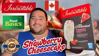 Irresistible Strawberry Cheesecake Ice Cream Bars 🍓🍰 The Creamiest Treat Ever! #review