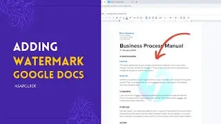 How to Add a Watermark in Google Docs - New Method!