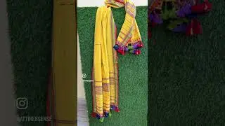 Hand woven Pure Kala cotton Bhujodi stole with multicoloured tesselsHandcrafted DM on 8295575765