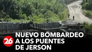 Ucrania inicia un nuevo bombardeo a los puentes de Jers&oacute;n