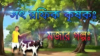 সৎ রফিক কৃষক | বাংলা মজার গল্প | নৈতিক শিক্ষামূলক গল্প