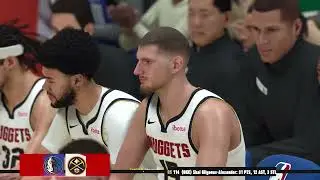 NBA 2K26 Gameplay: Dallas Mavericks vs Denver Nuggets - (Xbox Series X) [4K60FPS]