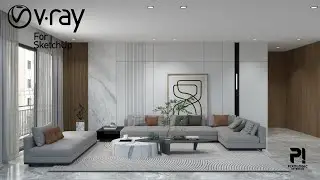 Design a Cozy and Living Room | Sketchup Vray 5 Interior | Pixologic Interior