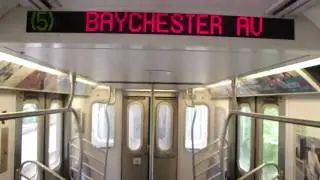 E 180th St. Bound (5) ( Shuttle Train ). From Baychester Av To East 180th St.