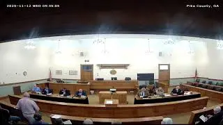 Pike County Board of Commissioners 11/12/2025 RMM