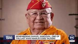 Navajo Code Talker Samuel Sandoval dies; 3 left from group