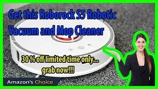 Certified Amazon's choice! Robotic Vacuum and Mop Cleaner