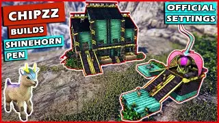 Ark: How To Build A Shinehorn Pen | Building Tutorial | Official Settings