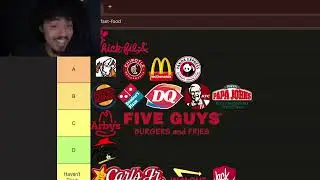 Making a Fast Food and a Rapper Tier List!