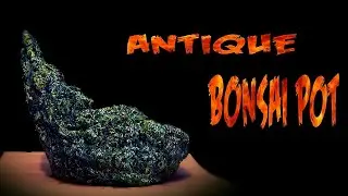 How to make a bonsai pot at Home | How to make a cement pot | Antique Design bonsai pot.