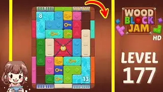 Wood Block Jam Level 177 Solution Walkthrough