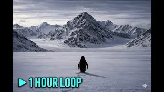 Viral Penguin 🐧 | 1 Hour Loop &ndash; L&rsquo;Amour Toujours (Organ Version) GIF