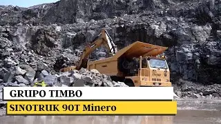 TIMBO realiz&oacute; la demostraci&oacute;n del cami&oacute;n SINOTRUK 90T Minero y de excavadoras SANY