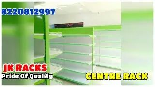 SUPERMARKET RACK MANUFACTURERS | DOUBLE SIDE DISPLAY RACK | JK RACKS | CONTACT - 8220812997
